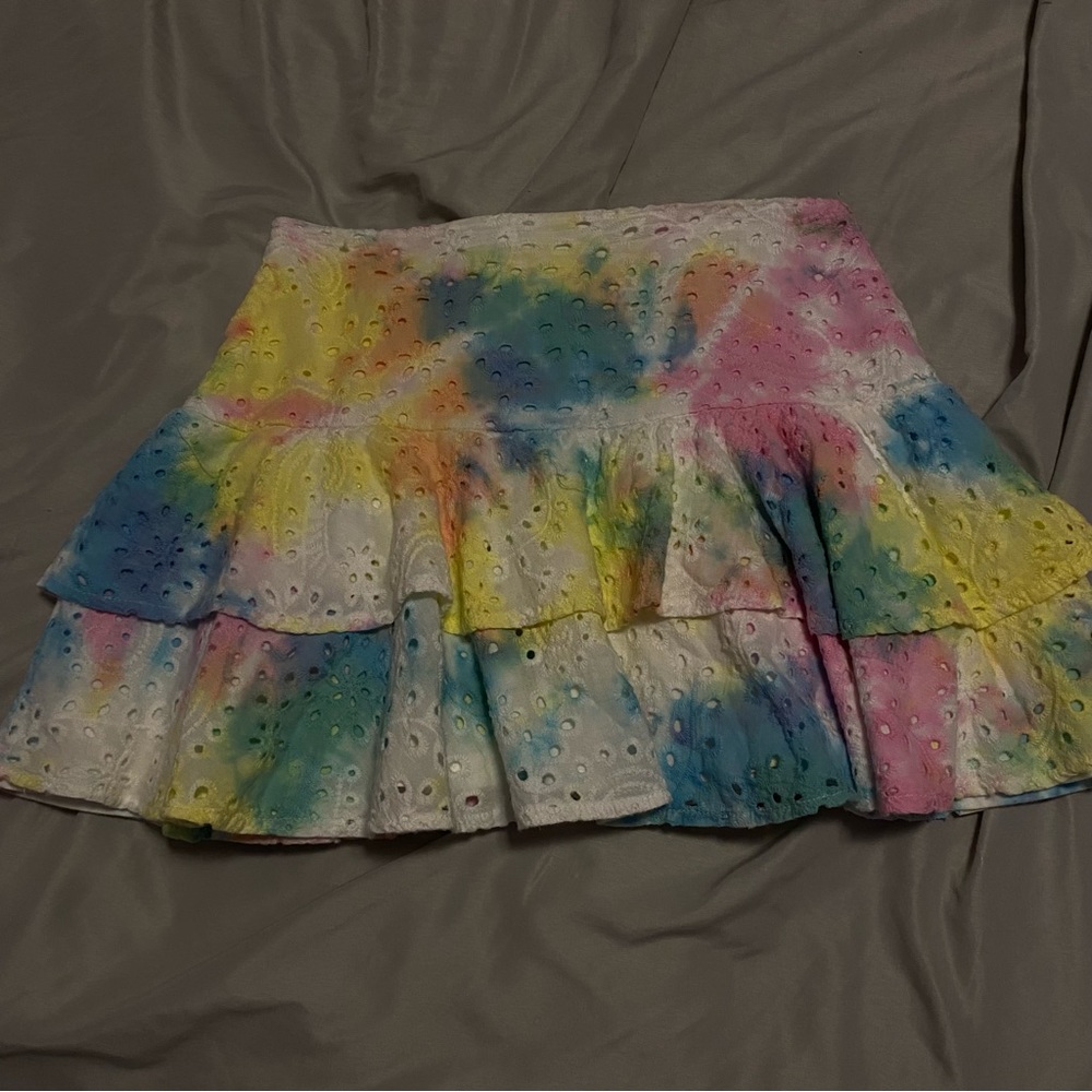 katie j tie dye skirt